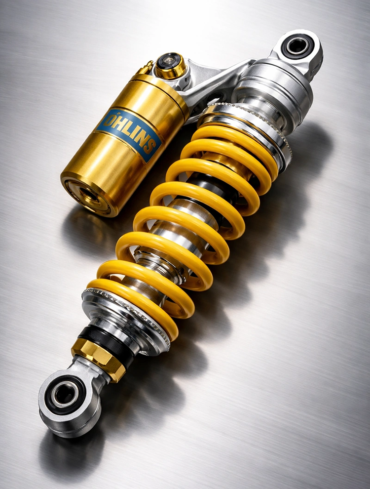Hochwertiger Motorrad-Stoßdämpfer für Straßen- und Sportfahrwerke nach Fahrwerksservice